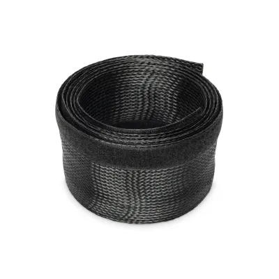 DIGITUS Kabelschlauch DA-90507 | Flexibel zuschneidbar | Klettverschluss | 2 m | Ø 2–5 cm | Kunststoff | schwarz