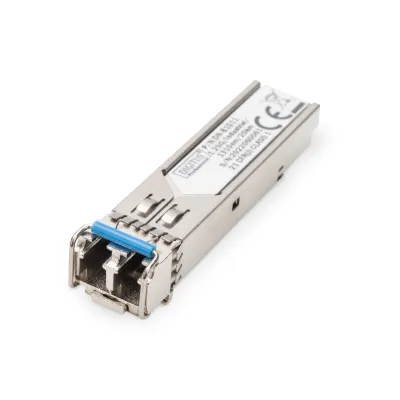 DIGITUS SFP Mini GBIC DN-81011 | 1,25 Gbps | Singlemode | LC Duplex | Transceiver Modul | Industriequalität | bis 20km