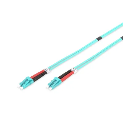 DIGITUS LWL Patchkabel DK-2533-07/3 | Multimode OM3 | LC-LC Duplex | 7m | 50/125µm | türkis