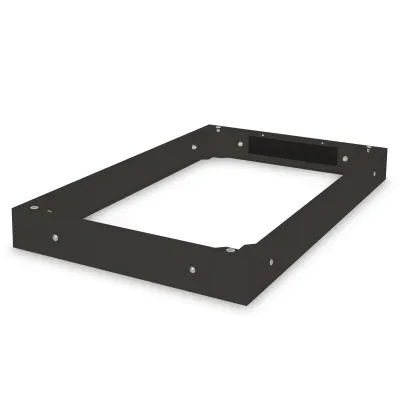 DIGITUS Sockel DN-19 PLINTH-6/10-B | Serverschrank Sockelelement 600x1000 mm | Stahl | max. 1000 kg | RAL 9005 Schwarz