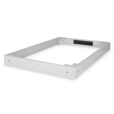 DIGITUS Sockel für Netzwerkschrank DN-19 PLINTH-8/12-N1 | 19 Zoll | 800x1200 mm | Stahl | Kabelmanagement | grau
