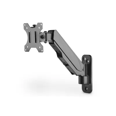 DIGITUS Monitorhalterung DA-90396 | Wandhalterung Gasdruckfeder 17-32 Zoll | VESA 75/100 | max. 8 kg | höhenverstellbar
