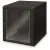 Bild: DIGITUS Wandgehäuse DN-19 12U-6/6-EC-SW | 19 Zoll Netzwerkschrank | 12HE | 600x600 mm | Stahl | Glasfront | schwarz