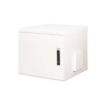 DIGITUS Wandgehäuse DN-19 09U-6/6-I-OD | 9HE Outdoor Netzwerkschrank | IP55 | 600x600mm | Stahl | Grau RAL 7035