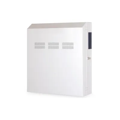 DIGITUS Wandgehäuse Slim DN-19 WM-V4U-SL | 19 Zoll Netzwerkschrank 4HE | 800x640x220 mm | Stahl | RAL 7035 Grau