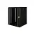 Bild: DIGITUS Wandgehäuse DN-19 16U-6/6-SW | 19 Zoll Netzwerkschrank | 16 HE | 820x600x600 mm | Glasfront | Schwarz RAL 9005