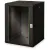 Bild: DIGITUS Wandgehäuse DN-19 16U-6/6-SW | 19 Zoll Netzwerkschrank | 16 HE | 820x600x600 mm | Glasfront | Schwarz RAL 9005