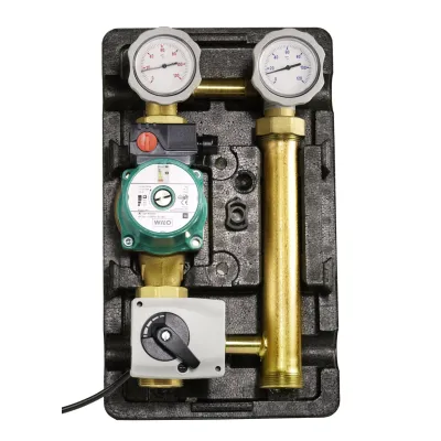 DIMPLEX Hydraulische Regelstation MMH 25 | gemischter Heizkreis | 1½" AG x 1" IG | 6 bar | Messing | 2 m³/h