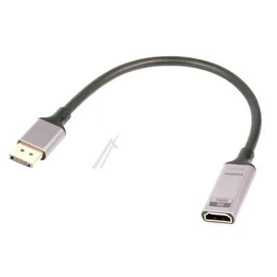 DisplayPort 1.4 zu HDMI 2.1 Adapter für Waschmaschine Com Vergoldet 8K 60Hz Alum