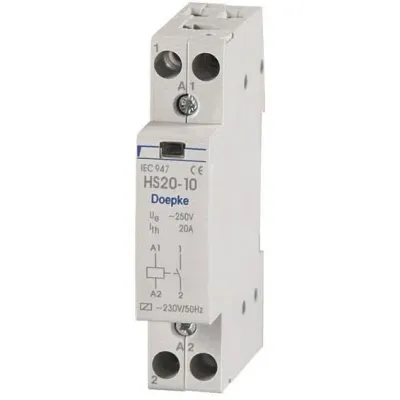 Doepke Installationsschütz HS20-20 230V AC 20A 2 Schließer | 1 TE | IP20 | Industrie & Werkstatt