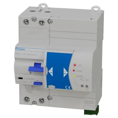 Doepke FI-Schalter Typ A | DRCCB 5 STR 025-2/0,03-A | 2-polig | 25A | 0,03A | Selbsttest | DIN-Schiene