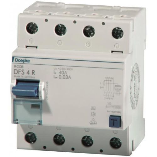 Bild: Doepke FI-Schalter DFS4 063-4/0,03-A R