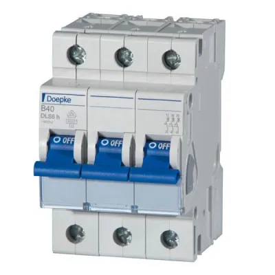 Doepke Leitungsschutzschalter DLS 6H B32-3 09914116 | 3-polig | 32A | B-Charakteristik | 400V | 6kA | 3TE | IP20