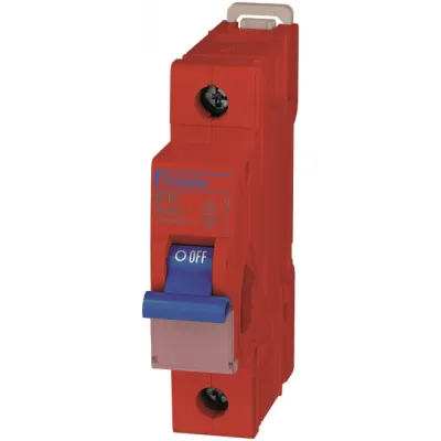 Doepke Leitungsschutzschalter DLS 6I B10-1 RT | 09860100 | 1-polig B-Charakteristik 10A 6kA | 400V/60V DC | rot