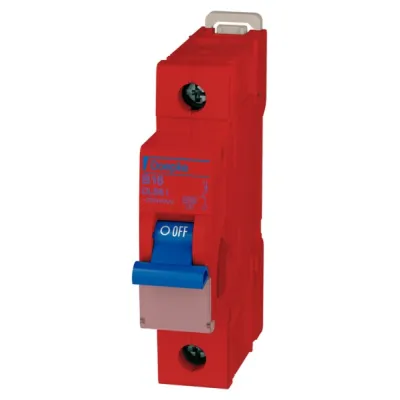 Doepke Leitungsschutzschalter DLS 6I B16-1 RT | 1-polig | 16A | 400V AC/60V DC | B-Charakteristik | 6kA | rot