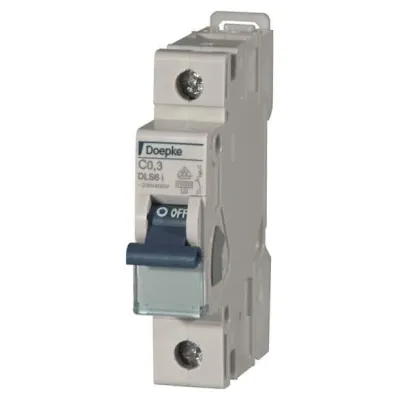 Doepke Leitungsschutzschalter DLS 6I C63-1 09916209 | 1-polig | 63A | Charakteristik C | 10kA | 230/400V | 1TE | IP20