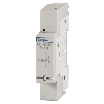 DOEPKE Lastabwurfrelais RLR 1 | 09980283 | 400V | 6,7–39A | DIN-Schiene | 1 Öffner | Abfallverzögerung 20ms | IP40