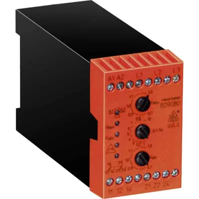 Dold&Söhne Phasenwächter BD9080.123AC | 3-Phasen Überwachungsrelais 400V | 80–230V AC/DC | Schraubanschluss
