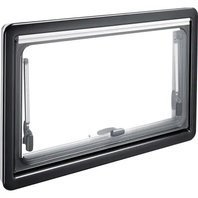 Dometic Ausstellfenster S4 750x600mm | Wohnmobil Fenster | Doppelverglasung | Polyurethan-Rahmen | Fliegengitter