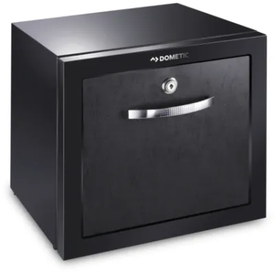 DOMETIC Mini-Kühlschrank DM 20 D | 20 Liter | Schubladenminibar | LED-Beleuchtung | leise | thermoelektrisch | schwarz