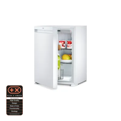 DOMETIC Mini-Absorberkühlschrank A40SBI-L | 33L | 0 dB leise | Energiesparend | LED-Innenbeleuchtung | Einbau | Weiß