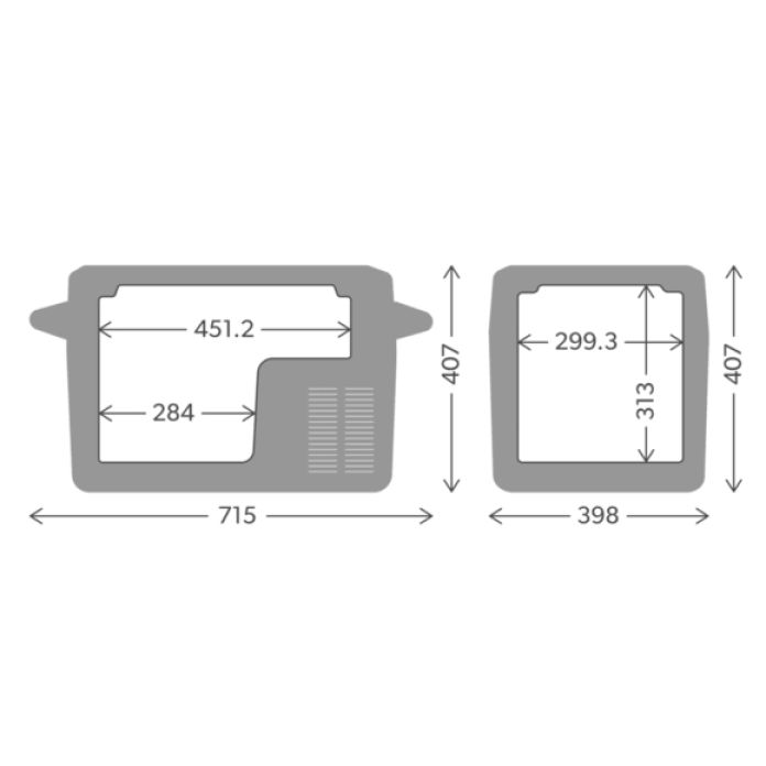 DOMETIC Kompressor-Kühlbox 12/24V,100-240V, CFF35 CoolFreeze - Kühlboxen