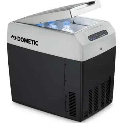 DOMETIC Kühlbox thermoelektrisch TCX 21 | 21 Liter | 12/24V & 230V | Auto & Camping | Grau | Modell 9600013320