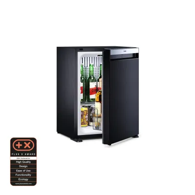 DOMETIC Minibar Absorber Kühlschrank A30S | 30L | geräuschlos | energieeffizient | schwarz | LED-Innenbeleuchtung