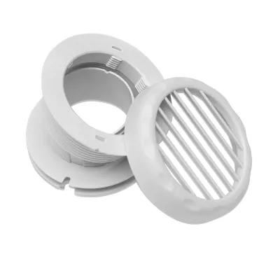 DOMETIC Luftauslass-Gitterset 9100300077 | Rund Ø 60 mm | 3 Stück | für Klimaanlage FreshWell 2000/3000 | Neutral