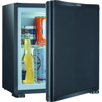DOMETIC Minibar RH 418 NTE links | Mini-Kühlschrank 18l | geräuschlos | LED | Absorbertechnik | anthrazit