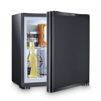 DOMETIC Minibar RH429LDA | Absorber Hotelkühlschrank | 42 l | geräuschlos | LED Beleuchtung | Fuzzy Logic | 38x46x42 cm