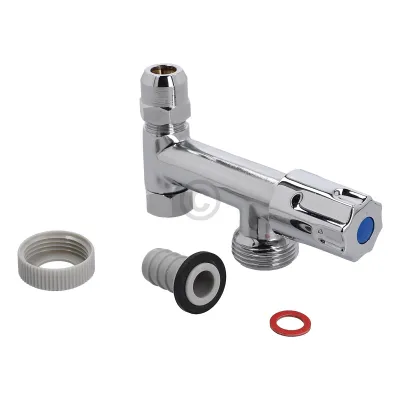 Doppel-Eckventil 3/8" BLUPARTS Sanitärbedarf für Waschmaschine 10104800