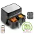 Bild: Tefal Doppel-Heißluftfritteuse Dual Easy Fry & Grill EY905B10 | 8,3 L | 2 Schubladen | 2700 W | Grillfunktion | Schwarz