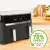 Bild: Tefal Doppel-Heißluftfritteuse Dual Easy Fry & Grill EY905B10 | 8,3 L | 2 Schubladen | 2700 W | Grillfunktion | Schwarz