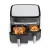 Bild: Tefal Doppel-Heißluftfritteuse Dual Easy Fry & Grill EY905B10 | 8,3 L | 2 Schubladen | 2700 W | Grillfunktion | Schwarz
