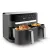 Bild: Tefal Doppel-Heißluftfritteuse Dual Easy Fry & Grill EY905B10 | 8,3 L | 2 Schubladen | 2700 W | Grillfunktion | Schwarz