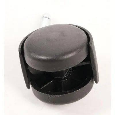 Doppellenkrolle für Staubsauger Thomas 130095 Durchmesser 40mm, Höhe 47.5mm, sch