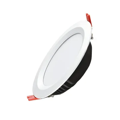 DOTLUX LED-Downlight CIRCLE 10W | Einbaustrahler | COLORselect 3000-5700K | 1140lm | CRI90 | IP54 | Aluminium Weiß