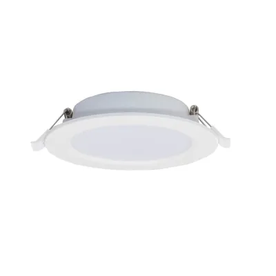 DOTLUX LED-Downlight CIRCLEflat 12W | 4000K neutralweiß | 900lm | Einbaustrahler flach | Ø175mm | IP20 | weiß