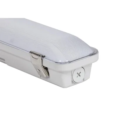 DOTLUX LED-Feuchtraumleuchte MISTRALexit 3538-340120 | IP66 | 1540mm | 40W | 4000K neutralweiß | Notlicht | IK08 | grau