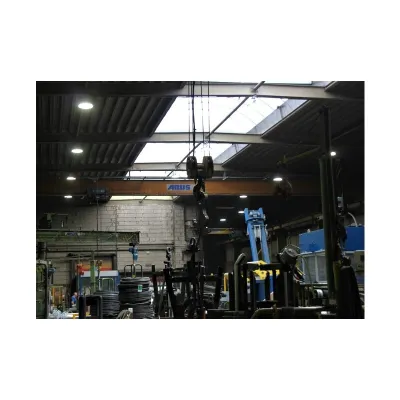 DOTLUX LED-Hallenstrahler 6133-050120 | 140W | 18900lm | 5000K neutralweiß | IP67 | Aluminium | LIGHTSHOWER | silber