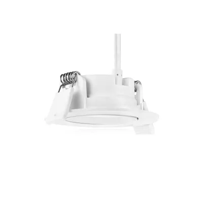 DOTLUX LED Einbaustrahler CIRCLEmini-AC 5W 400lm 3000K | schwenkbar | flach 36mm | Ø68-75mm | IP20 | weiß