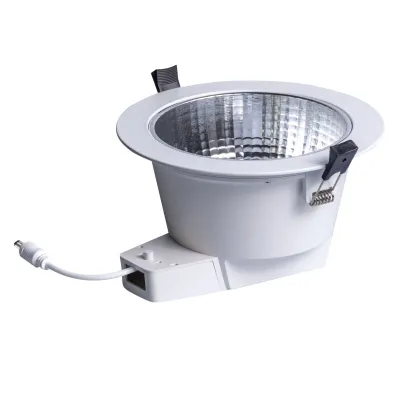 DOTLUX LED-Downlight CIRCLEugr 4569-0FW090 | 15W | COLORselect 3000/4000/5700K | UGR<19 | IP54 | Einbau | weiß
