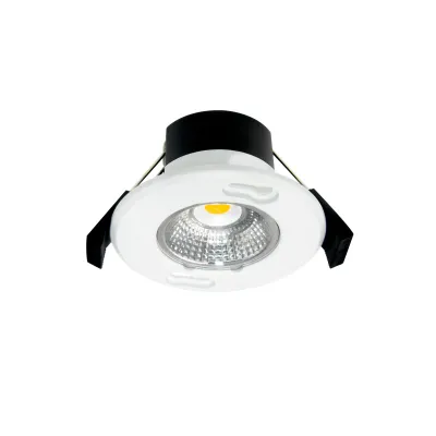 DOTLUX LED-Einbauleuchte MULTISCREW | 5W | 3000K warmweiß | dimmbar | IP44 | 430lm | Ø50-70mm | magnetische Blenden