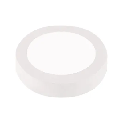 DOTLUX LED Panel TOPround 2528-130120 | 18W | 225mm rund | 1620lm | 3000K warmweiß | Aufbaurahmen | IP20 | weiß