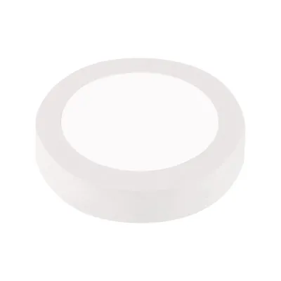 DOTLUX LED Panel TOPround 2528-130120 | 18W | 225mm rund | 1620lm | 3000K warmweiß | Aufbaurahmen | IP20 | weiß