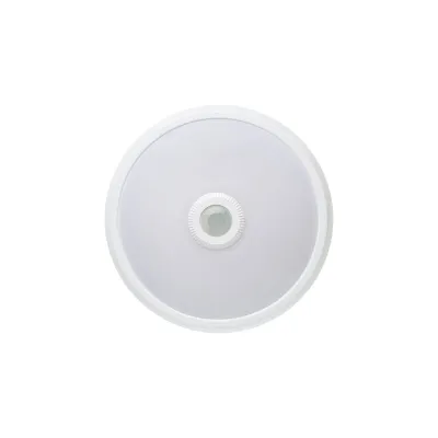 DOTLUX LED-Anbauleuchte LUNAsensor-eco | 20W | PIR- & Lichtsensor | Ø290mm | 3000–6000K | weiß