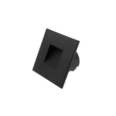 DOTLUX LED-Treppenleuchte EASYSTAIR 5415-130080 | 1,5W 3000K warmweiß | IP44 | Aluminium Schwarz | Einbau Wand