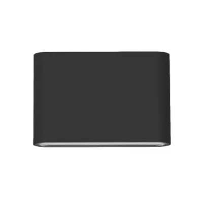 DOTLUX LED-Wandleuchte FLASK 5299-030030 | 10W | 3000K warmweiß | IP65 | Aluminium schwarz | flach & insektenfreundlich
