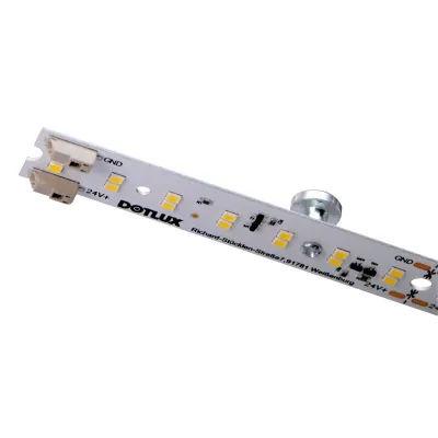 DOTLUX LED-Modul 5187-130120 | LED-Wechselmodul 15,5W 24V | 2800lm | 3000K warmweiß | 500x20mm | dimmbar | Set 12 Stück